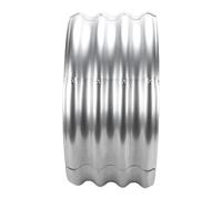 HUSHUI 60cm Round Pit Ring, Heavy Duty Galvanized Steel with Thick Coating for Outdoor Camping Backyard Garden, Easy to Assemble and Disassemble