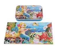 HUSHUI 60pcs Children Puzzle Kid Jigsaw Puzzles Toy Gift for Cognitive Development Size 22x13cm Bright Color (#1)