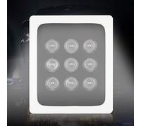 HUSHUI 9 LED Infrared Fill Light for Security CCTV Camera Outdoor Use Adjustable Die-Cast Aluminum 1 Piece