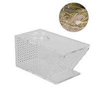 HUSHUI Acrylic Aquarium Fish Tank, One Way Crab Trap Box with Transparent Design for Catching Shrimp and Other Living Things