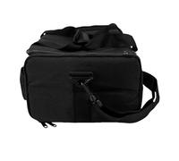 HUSHUI Acrylic Paint Organizer Bag Stylish Portable Storage for Artists and Hobbyists 60 Bottle Capacity Polyester Material