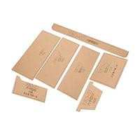 HUSHUI Acrylic Wallet Template Transparent Durable DIY Leather Purse Model for Crafting 11 X 9.5 X 1.6cm