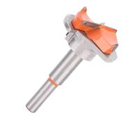 HUSHUI Adjustable Hinge Hole Opener Boring Drill Bit for Woodworking Cabinet Installation Hard Alloy 15mm to 35mm (25mm positioning hole locator)