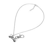 HUSHUI Alloy Dog Bone Splice Necklace Set for Pet and Owner Relationship Gift, 2 Split Pendants in Stylish Design (15.00)