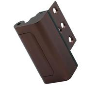 HUSHUI Aluminum Alloy Door Reinforcement Lock Tamper Resistant 800LBS Security for Home and Office Use (Brown)