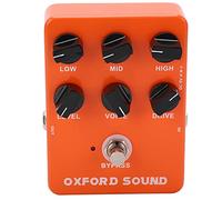 HUSHUI Amplifier Simulator Pedal with 6 Knobs for Electric Guitars Lightweight Metal Shell for British Rock Music