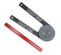 HUSHUI Angle Finder Tool 360 Degrees Portable Accurate Measurement for Woodworking and Carpentry, Plastic ABS, 1 Unit