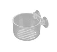 HUSHUI Aquarium Cone Red Feeder Premium Quality Fish Feeding Cup for Tropical Fish Tank 5cm Diameter Plastic 1 Unit