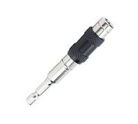 HUSHUI Arrow Storage Case Bit Holder, Sturdy Self Locking Screwdriver Extension, Perfect for Low Clearance Areas, 1/4in Hex Shank, Heat Treated Carbon Steel, 1 Unit (Silver)