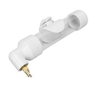 HUSHUI Automatic Drinking Device Safe Acrylic Water Feeder for Small Medium Large Birds 220ML (White)