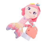 HUSHUI Baby Soft Rattle Toy with Teether and Sensory Shaker for Infants 0-1 Year Old in Soft Polyester (Type 1)