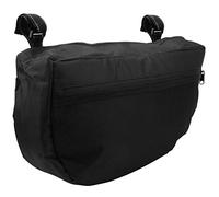 HUSHUI Baby Stroller Storage Bag, Multi-Functional Organizer for Outdoor Moms, Black Bag, 41x25x15cm