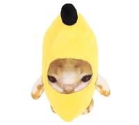 HUSHUI Banana Cat Plush Toy, Cute Cartoon Soft Cozy Stuffed Animals Toy for Home Decor, Stress Relief, Gifts (30cm)