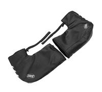 HUSHUI Bike Handlebar Gloves for Winter Cycling Comfortable Black 420D Oxford Cloth 2 Pack