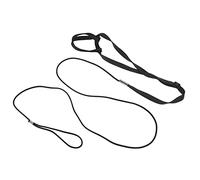 HUSHUI Bird Harness Leash, Bite Resistant Adjustable Nylon Webbing with Elastic Rope for Flying and Outdoor Walking (L)