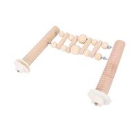 HUSHUI Bird Ladder Perch, Multifunctional Climbing Resting Play Bridge for Parrots, with Detachable Design for Easy Cleaning, Sturdy Beech Wood Cage Decorative Ladder for Birds