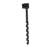 HUSHUI Black Manual Auger Drill, Carbon Steel Self Tapping Screw Bit Lightweight Portable, with Sturdy Durable Design, for Wilderness Camping Woodworking Survival (16-230mm)