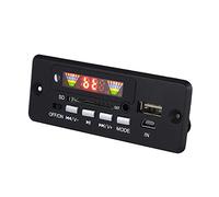 HUSHUI Bluetooth Hands-Free Call Decoder Board with Remote Control for Vehicle - MP3/WMA/APE/WAV Support - Ideal for Music Lovers (Black)