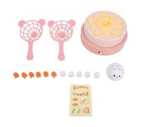 HUSHUI Bunny Bounce and Catch Game, Interactive Musical Fun Rotating Popping Family Board Game for Kids