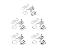 HUSHUI Cam Lock Durable Zinc Alloy 5 Pack for Vending Machines Toolboxes Mailboxes 5/8in Size