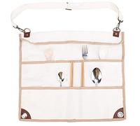 HUSHUI Camping Tableware Bag Portable Oxford Cutlery Storage Organizer for Picnics and Travel 44cm X 38cm