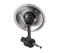 HUSHUI Car Crash Cymbal, Funny In Car Cymbal for Horizontal Vertical Air Vent Dashboards, Silver, Adjustable Arm, Metal
