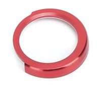 HUSHUI Car Engine Ignition Button Replacement Red Aluminum Alloy Start Stop Ring for 1 2 3 4 Series