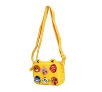 HUSHUI Cartoon Camera Shoulder Bag for Children Durable Lightweight Satchel for Creative Play 182x140x72mm (Yellow)