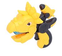 HUSHUI Cartoon Dinosaur Projection Toy for Kids, Fun Light and Sound Feature, Safe Plastic Material, Approx. 11 X 10 X 5cm (Yellow)