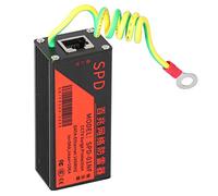 HUSHUI CCTV Surge Protection Device with Low Loss, Quick Response for Ethernet Thunder Protection, Metal, 1 Unit