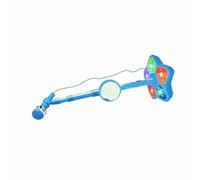HUSHUI Children Microphone with Lights Lightweight Kid Microphone and Stand for Family Gatherings Plastic 100 X 21cm