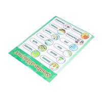 HUSHUI Children's Educational Wall Chart for Early Learning and Independent Study in Home and Classroom, Cardboard, 10 Pack