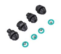 HUSHUI Chrome Windscreen Washer Jet Kit, Durable Brass Nozzles, Even Water Distribution for Classic Cars from The 50's and 60's, Set of 2