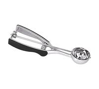 HUSHUI Cookie Scoop Stainless Steel Ice Cream Scooper, Multifunctional Manual Tool for Home Use, Perfect for DIY Desserts, Weight: 185g (J10190P 55mm)