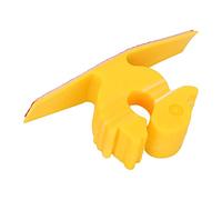 HUSHUI Cord Organizer Cute Duck Shaped Silicone Cord Wrapper for Beauty Appliances and Household Devices, Eco-Friendly and Durable, 1 Piece (Yellow)