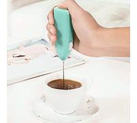 HUSHUI Cordless Electric Hand Mixer Battery Powered Compact Kitchen Tool for Home and Hotel Use Plastic Metal 2 Units (Blue)