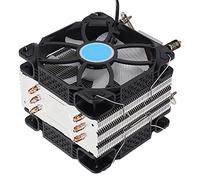 HUSHUI CPU Cooler Fast Heat Dissipation with Six Heat Pipes Dual Fans for Desktop Computers, Silent Operation, RGB Lighting, 120x120x25mm