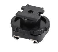 HUSHUI CSM-3 Hot Shoe Adapter Lightweight ABS Camera Mount Ideal for External Flash Connection for Camcorders 1 Unit