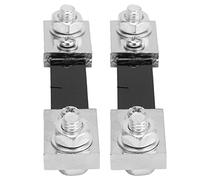 HUSHUI Current Shunt Ammeter Set, Durable 100A Current Shunt for Accurate Testing, Ideal for Electrical Projects, 2 Pack, Alloy Construction