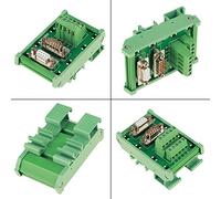 HUSHUI DB9 Board Compact and Durable Interface Module for DIN Rail Applications 8.5x5.5cm