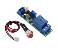 HUSHUI DC 12V Adjustable Timer Relay Module Delay Off Switch for Automation Equipment, Smart Home Projects, and Robotics - Reliable Performance