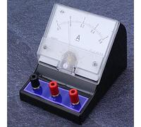 HUSHUI DC Current Meter Accurate Galvanometer for Measuring DC Current in Educational Experiments 0~0.6A ~3A Size 133x97x100mm