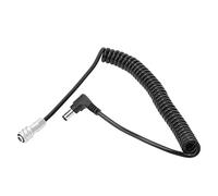 HUSHUI DC to 4K Power Cable, Durable Spring Line Accessory for 4K Camera, Black Plastic, 3.6ft