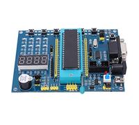 HUSHUI Development Board 51 MCU Module Easy to Use for Learning Electronics 3-5V Synthetic Cardboard with USB Cable