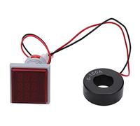 HUSHUI Digital Display AC Voltage and Current Meter with Frequency Indication for Electrical Work, High Accuracy 50~500V 100A (Red)
