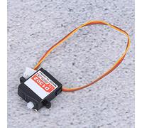 HUSHUI Digital Micro Mini Servo Ultra Light Weight for Fixed Wing Aircraft Model Black 1 Pack (JS1.25 plug)