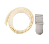 HUSHUI Diving Weight Belt, 73.6in Thickened Nylon Scuba Waist Belt with Stainless Steel Buckle for Diving Accessory Underwater Sports (White)