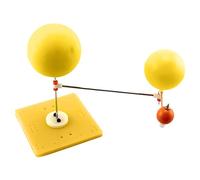 HUSHUI DIY Earth Moon Sun Science Model Tool for Intuitive Teaching and Hands-On Learning Experience, Plastic, Random Color