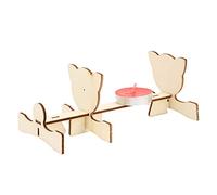 HUSHUI DIY Small Hole Imaging Educational Toy Set for Children, Science Experiment Kit to Cultivate Curiosity and Learning, 100% Wooden Materials, 4 Units Included