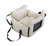 HUSHUI Dog Car Seat Detachable Scratch Proof Fabric Sturdy Travel Carrier for Pets Portable Lightweight Design 1 Unit